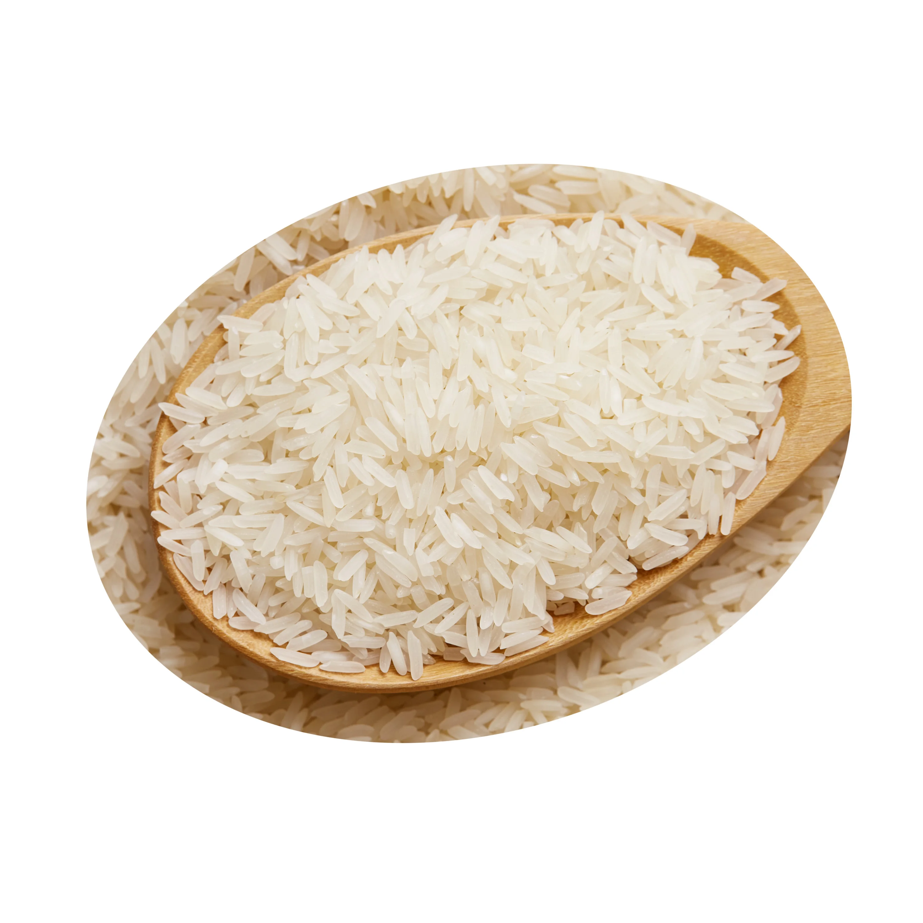 
Hom Mali White Rice Thai Jasmine Rice with Long Grain Rice 