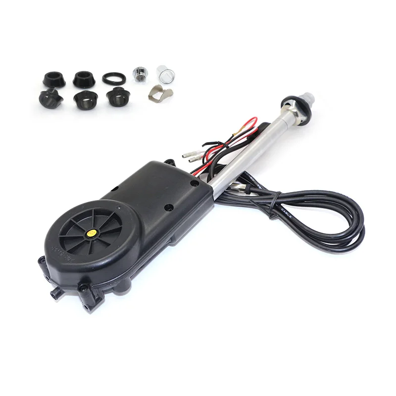 Best signal Gain 12V universal full electronic automatic car power antenna replacement kit car AM FM radio mast aerial