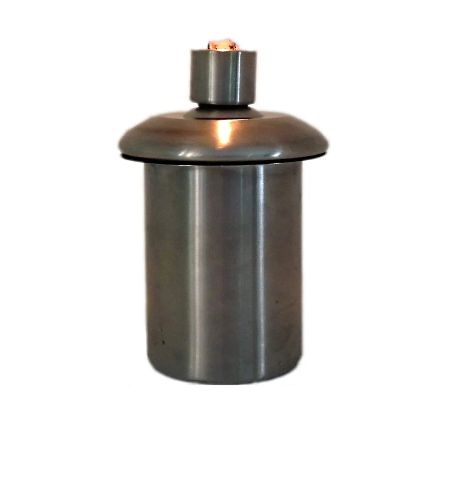 Table Top Tiki Torch or Firepot Stainless Steel Refillable Insert Canister