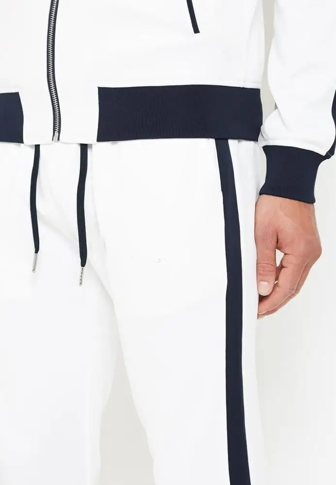 italian trackstshirt Pants 2Piece uit menAutumn New Man SweaMens Tracksuits Zip Pocket Gym Sweatpants Running Sportswear Tracksu