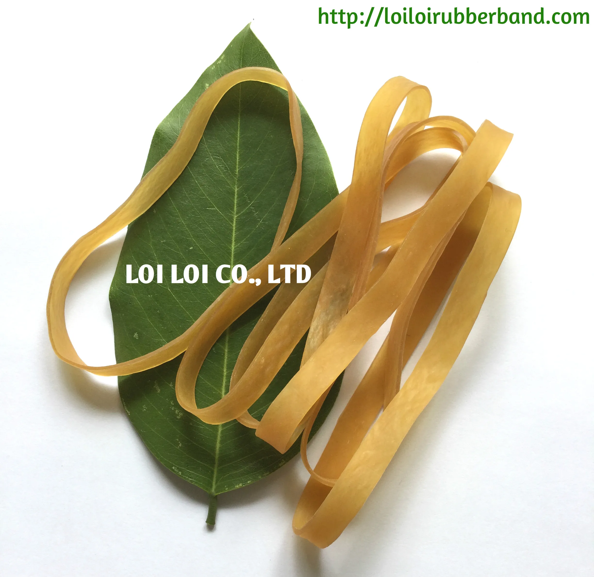 Elastic Rubber Bands durable Natural color length 100MM / Strong Rubber stretch latex band high quality for Stationery Use