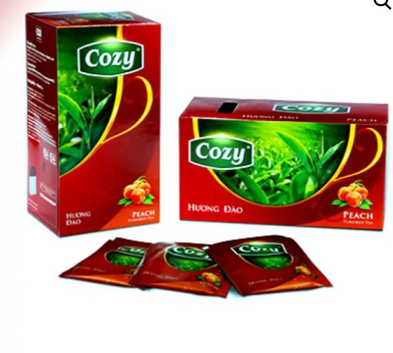 High Quality 100% Natural Peach Flavor Tea 50gr Made in Viet Nam