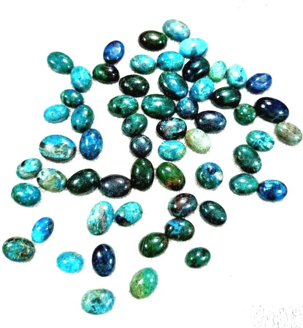 Натуральный хризоколла свободный Кабошон Драгоценные камни разных размеров и формы драгоценные камни, ручная работа и ручная полировка гладкие и плоские драгоценные камни для ювелирных изделий