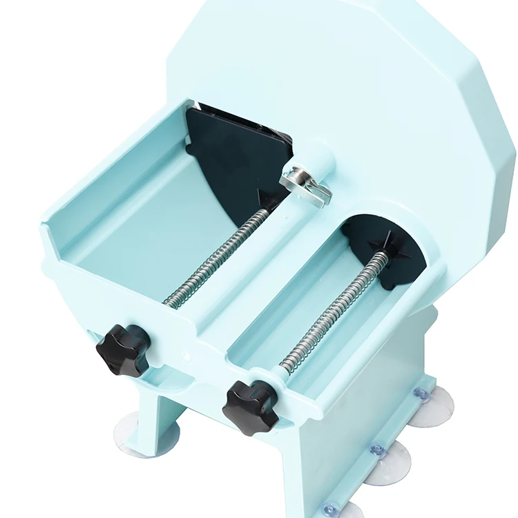 Easy Operation Manual Control Double Slot Plastic Case Food Slices Fruits Vegetables Slicer Cutter
