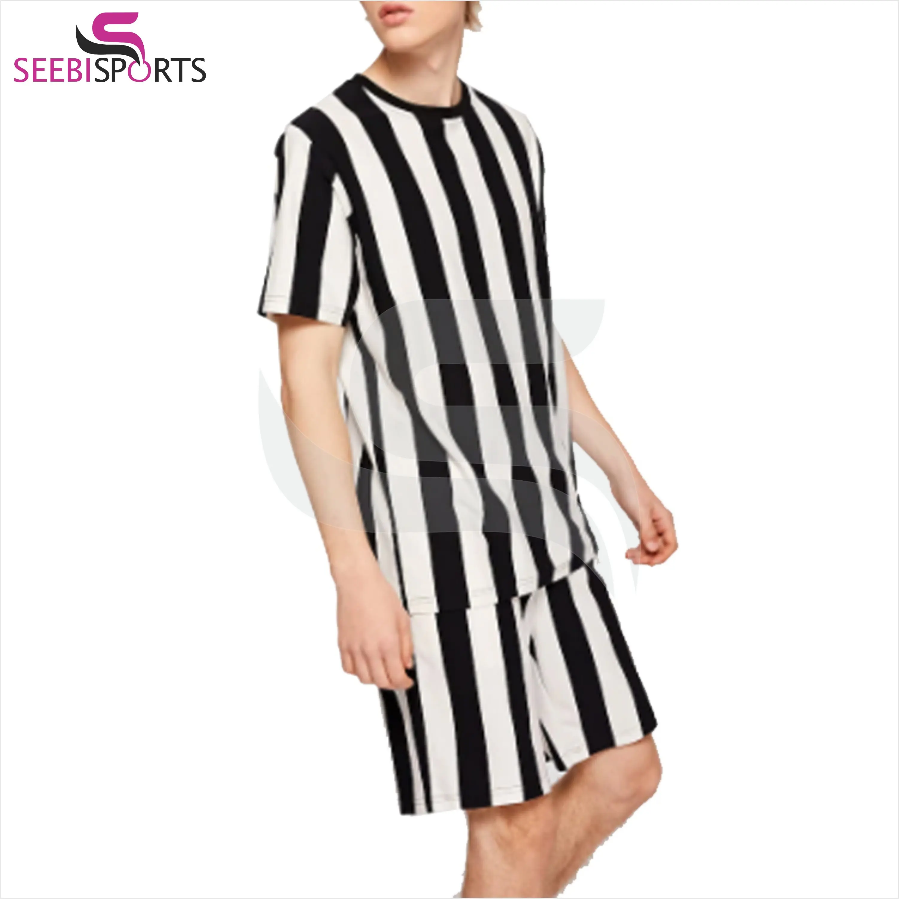 
white shirts and shorts with black lines for boys track suits made in pk 