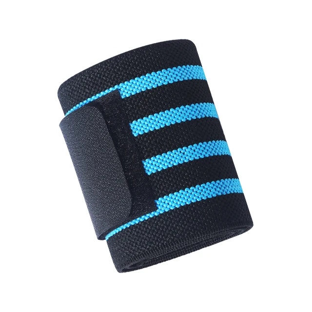 GAF Custom Sports Elastic Stretchy Weight Lifting Wrist Support Wrap Band Gym Strap W Raps