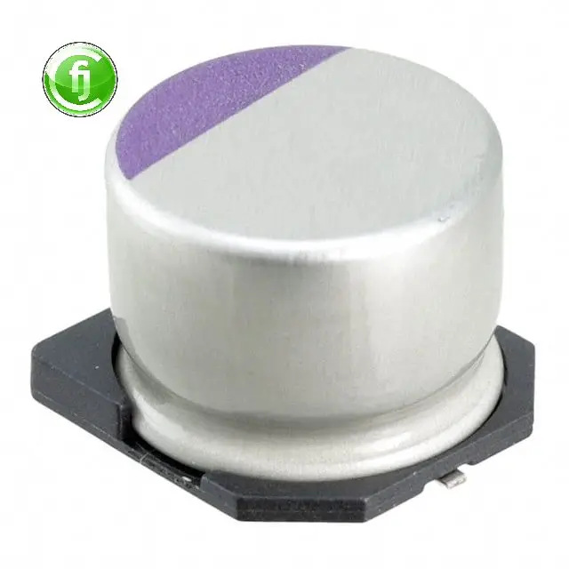 Алюминиевые конденсаторы ALUM POLY 270 мкФ 20% 10V SMD OS-CON, СВП 10SVP270M