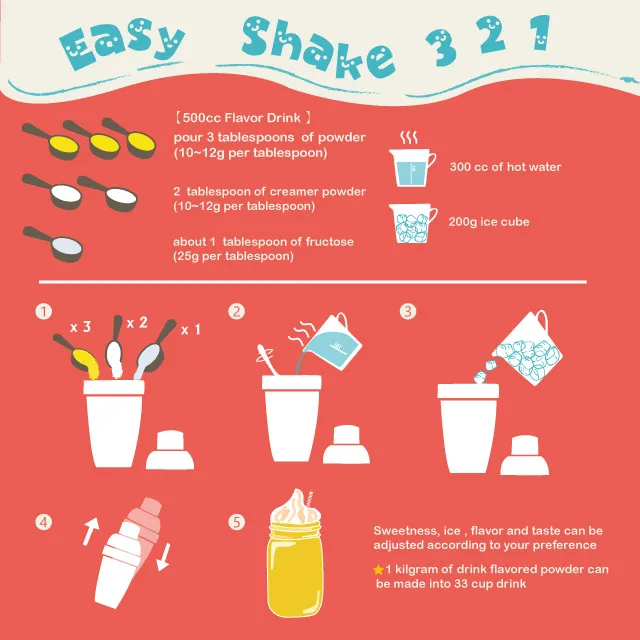 
Taiwan Bubble Tea Supplier Hot Sale Vanilla Flavor Drink Powder 