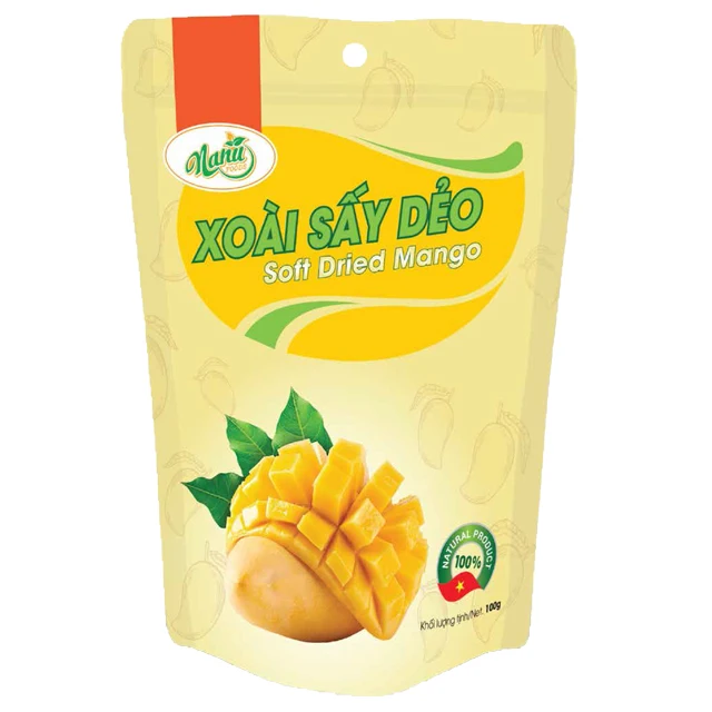 
500g Zipper bag packing Natural Dried Mango Slices Mango dry 