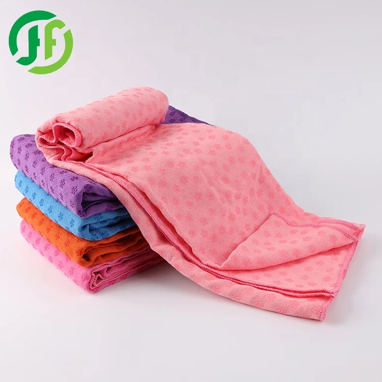 Вафельное полотенце для фитнеса и йоги с цифровым принтом