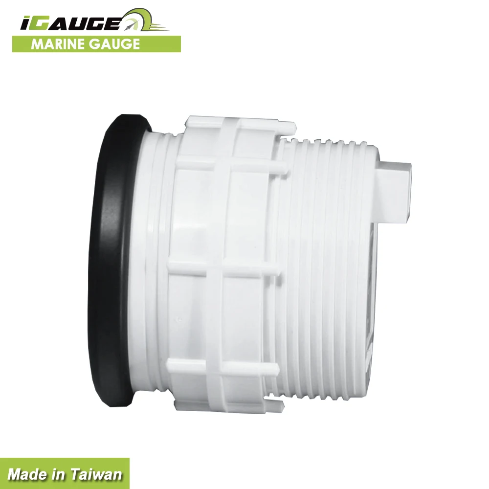  52mm electrical white face waterproof water temp gauge for