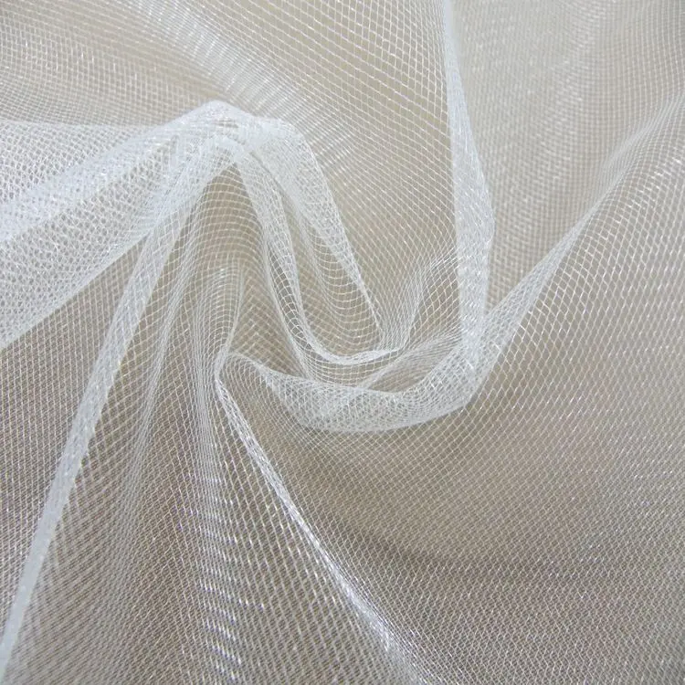 LCS101 Taiwan Cheap Bridal Nylon Ivory 16D Diamond Tulle Mesh