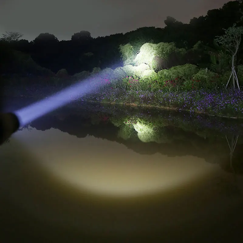 Factory Supply Germany Ultra High Power Long Distance Torch Tactical Powerful Flashlights
