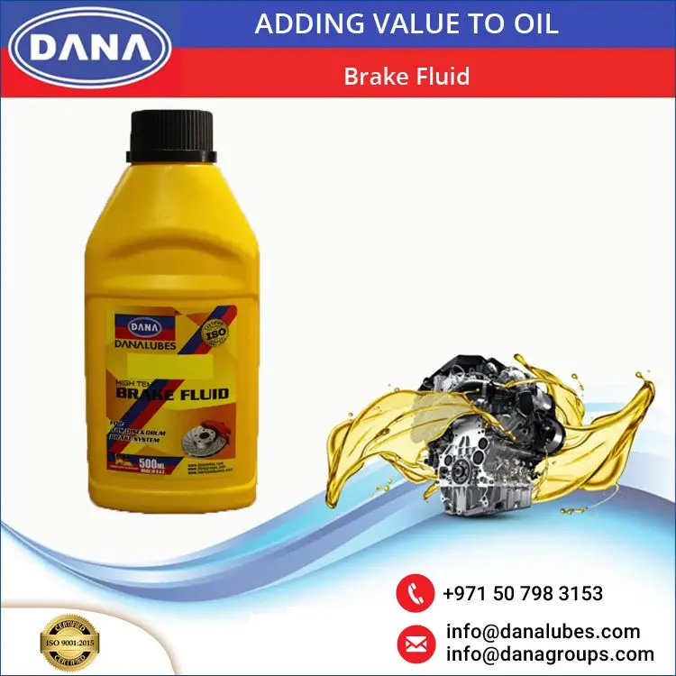  High Performance Hydraulic Brake Fluid Dot 4 at Bulk