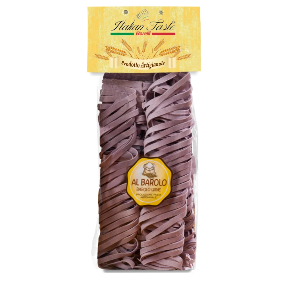 High quality 250 g BAROLO Tagliatelle in plastic Bag Made in Italy NO GMO Italian traditional pasta