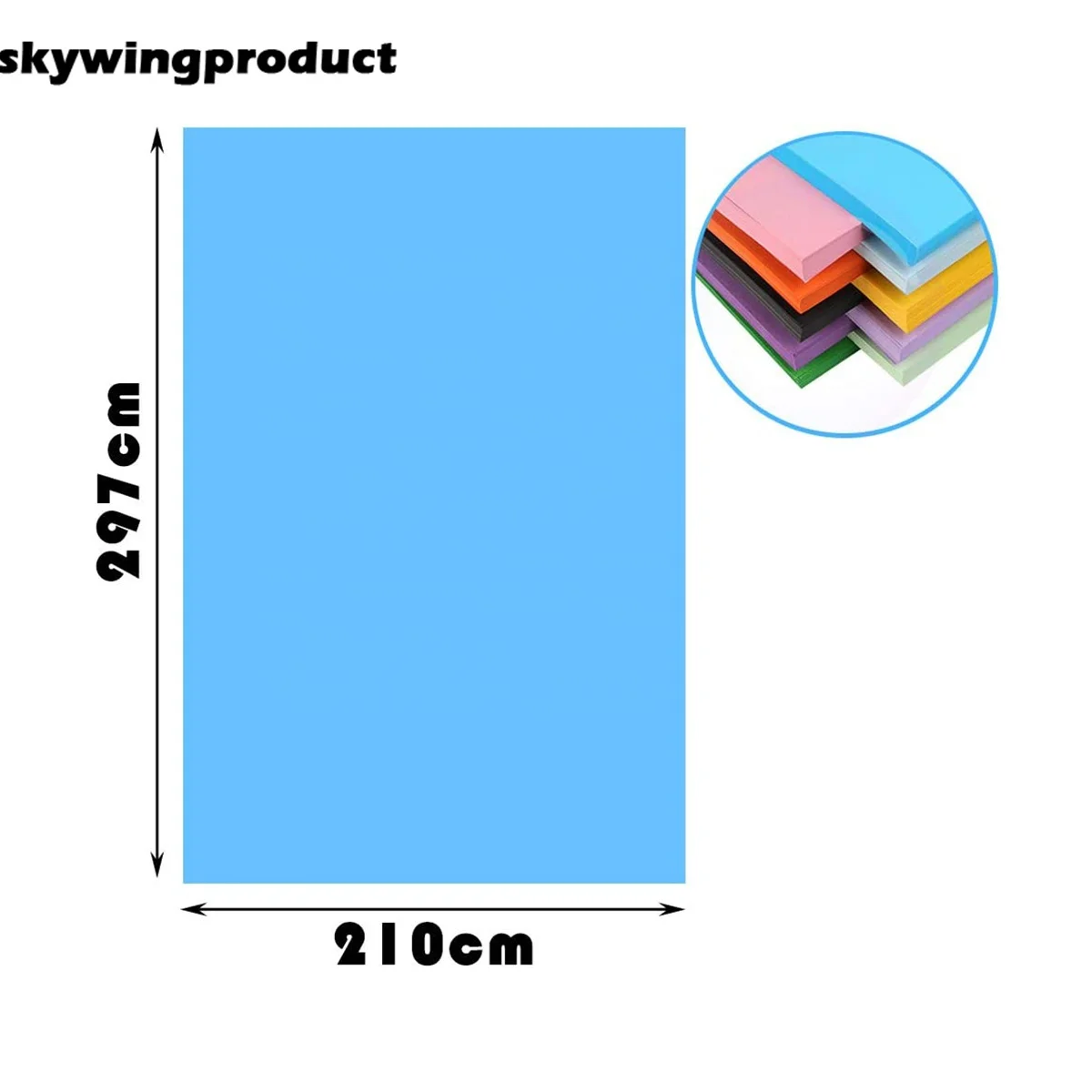 Skywingproduct Shanghai Lehui 120 Pack Colored A4 paper Craft Decorating  Paper