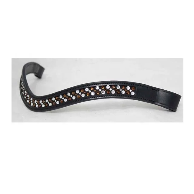 Indian Leather Browbands with bling for horse high quality