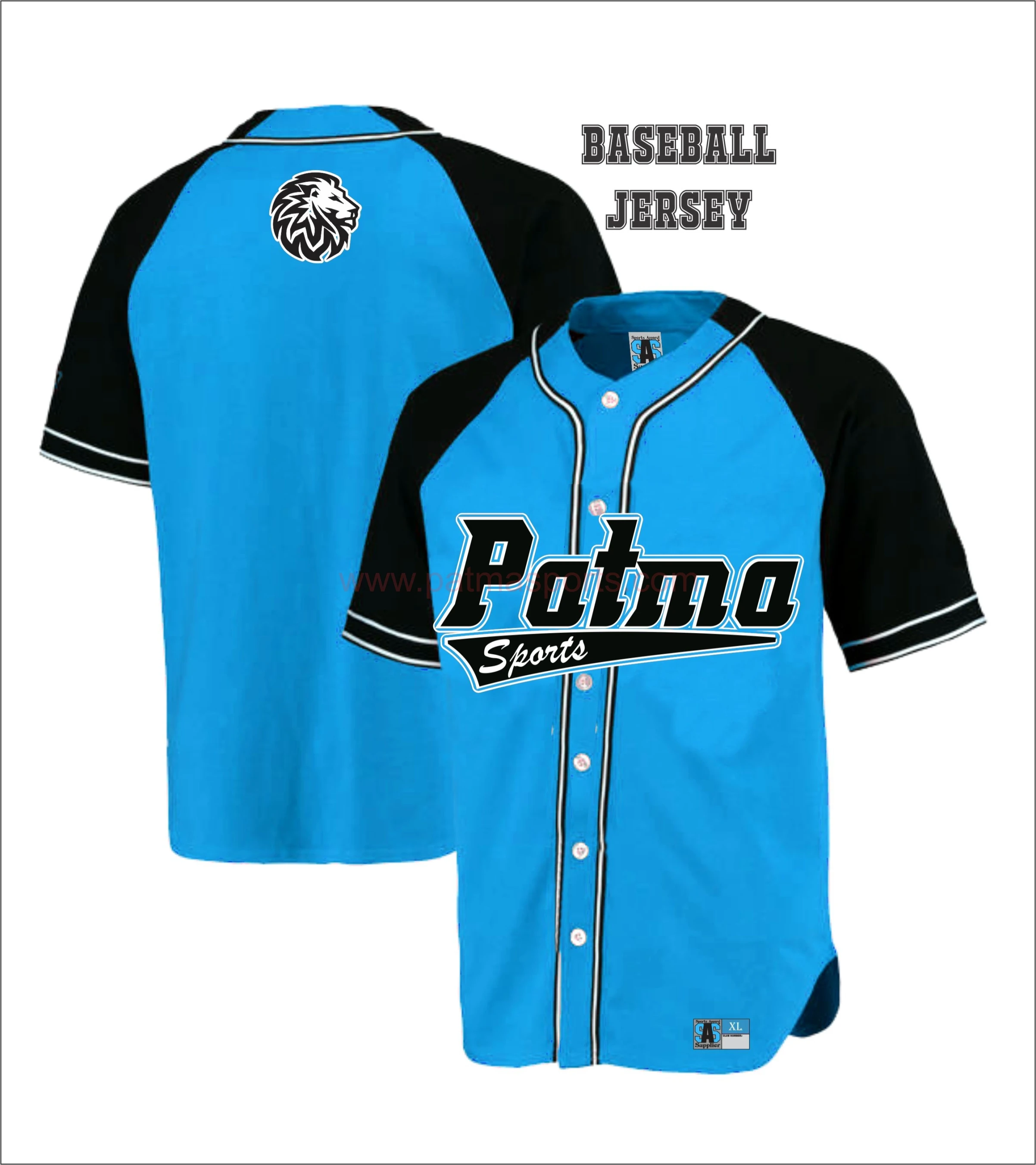 Custom Tackle Twill Team Name Logo Number Printing sports baseball Jersey with your custom logo , Labels, Tags Puff Printing