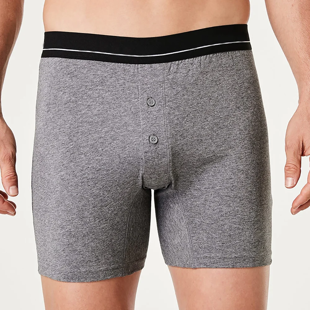 Высококачественное мужское хлопковое нижнее белье под заказ, мужские трусы-боксеры, мужское нижнее белье, трусы