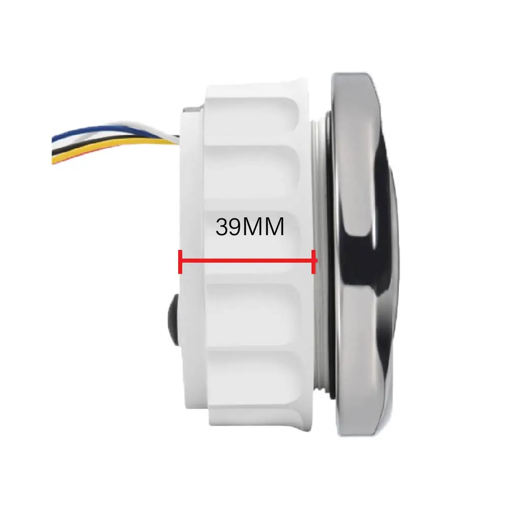 Спидометр PROSPORT SWM series водонепроницаемый GPS-датчик из нержавеющей стали 316 85 мм 12 В 24 С противотуманной светодиодной подсветкой