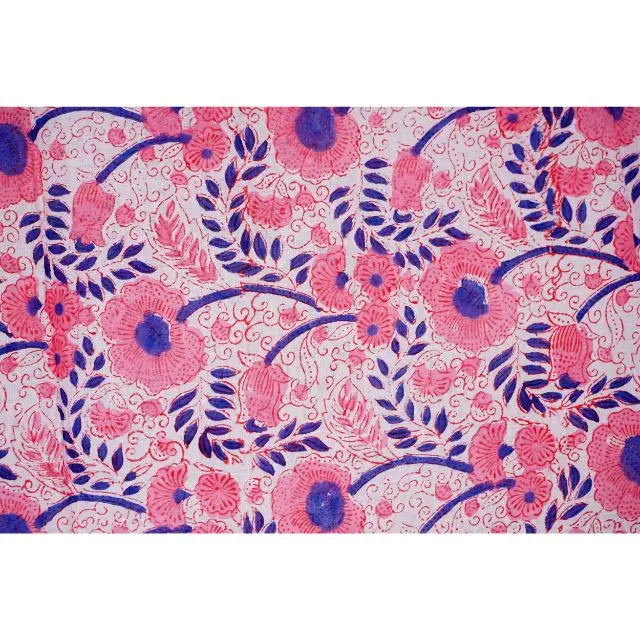 Индийский ручной блок печати из мягкой ткани ткань на дворе 100% чистый хлопок вуаль для пошива одежды шитье крафта 