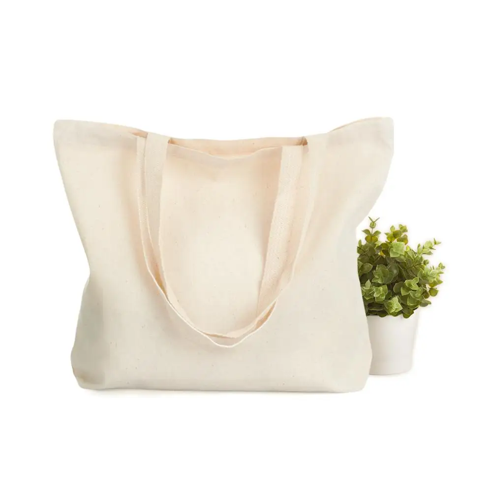 Blank Eco Tote Bag in Thailand Heat Transfer Sublimation, Silk Screen Printing Large(>50cm) Handled 10000 TH;24 Polyester/cotton