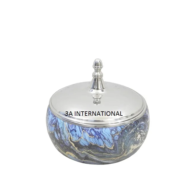 Kitchenware Rice Serving Decorative Pot Dinnerware Dish Eco-Friendly Insulated Food Server Hotpot with Silver Lid