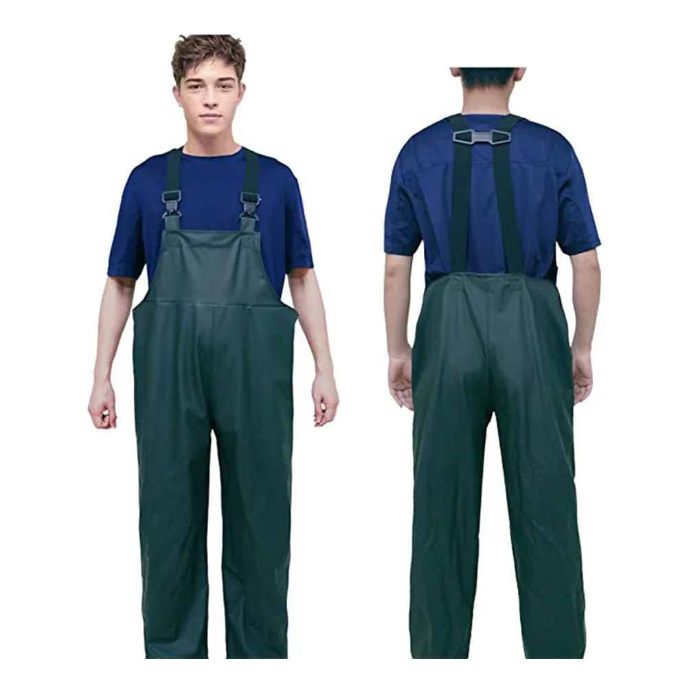 rain gears black pvc polyester 0.32mm rain suit