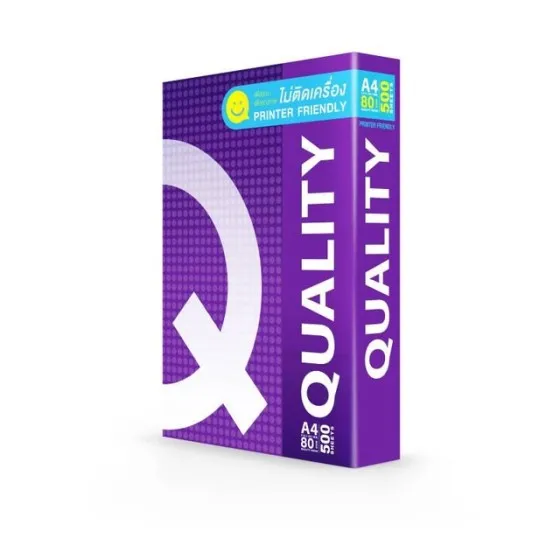 Copy Paper A4 80g  5ream Pack Quality Origin Thailand