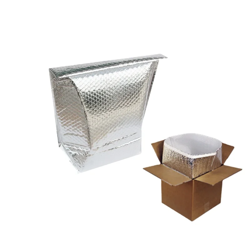 Resealable фольгу тепловой изоляцией замка застежка-молнии охлаждения щит пакет из пузырчатой пленки для использования в