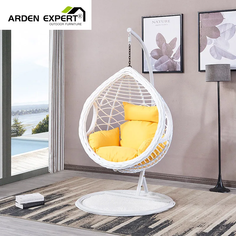 Arden Expert Garden PE Rattan Wicker Egg Chair Swings Hanging Chairs