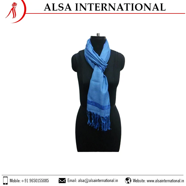 New Collection Premium Quality Women Viscose Scarf with Tassel for Sale