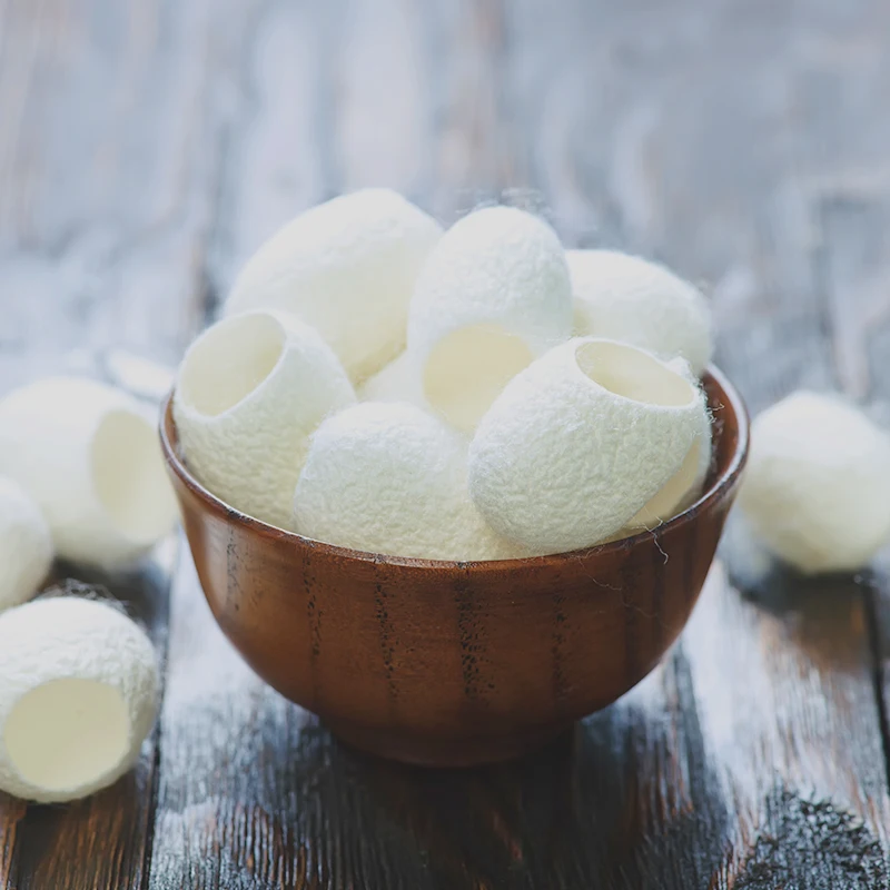 100% натуральный шелковый кокон из чистого шелка для ухода за кожей шелкопряда тутового волокна/Ms.Thi Нгуен + 84 988 872