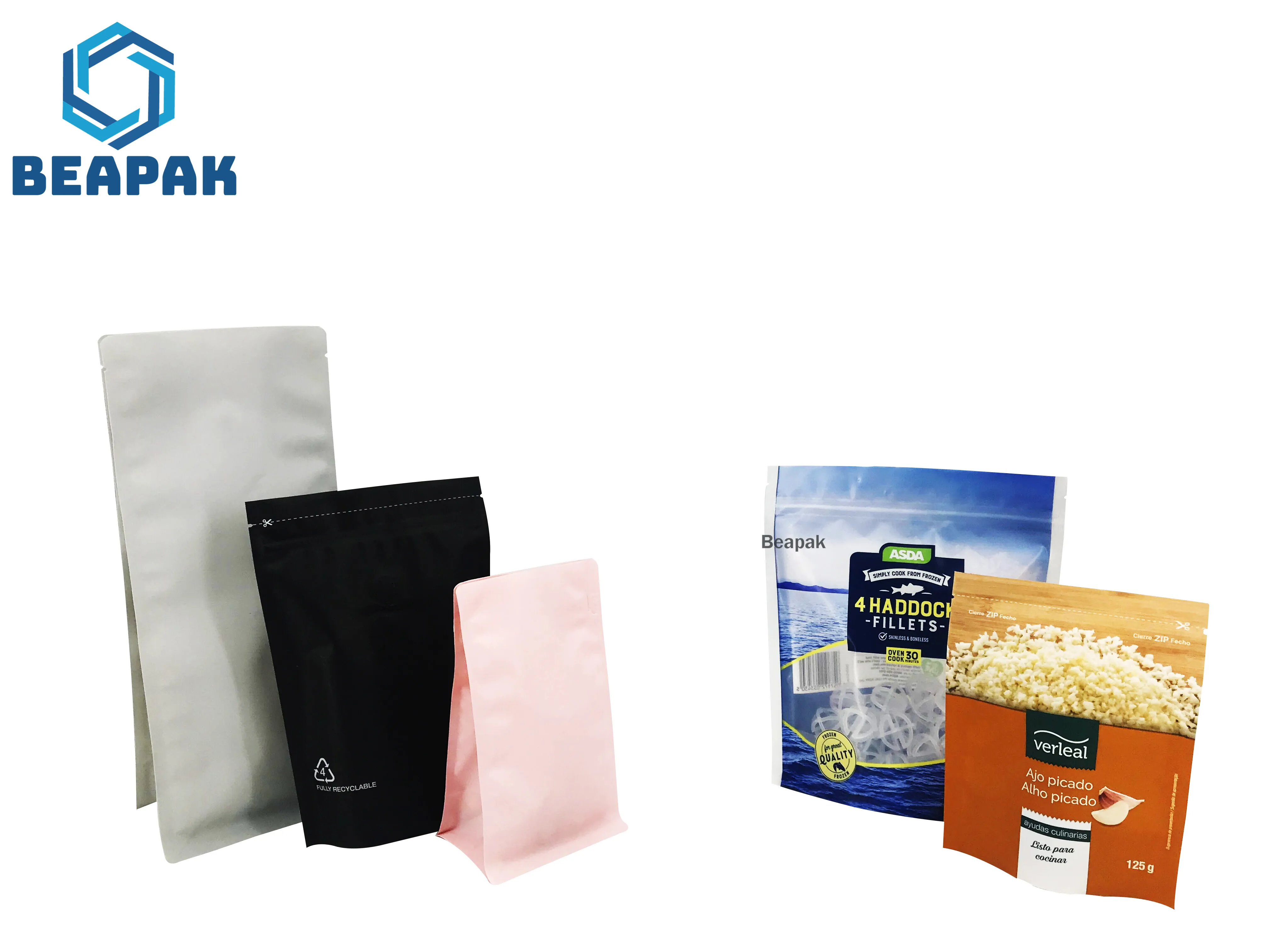 100% recycle biodegradable custom Logo resealable stand up pouch matte black EVOH  mylar  bags with zipper