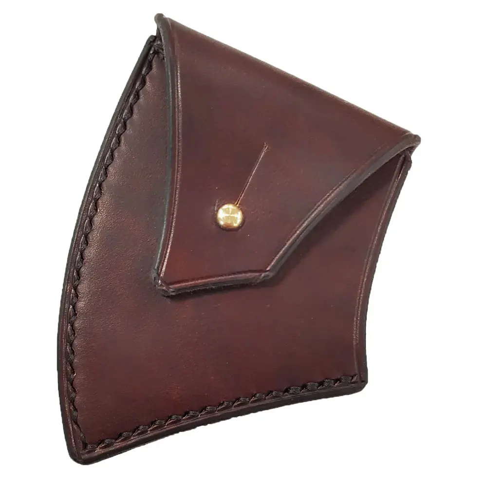 Manufacturers wholesale black dark brown leather axe head cover