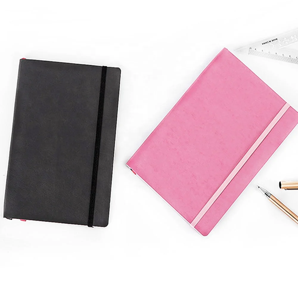 
Business Custom Logo Printed Debossed Soft PU Leather Notebooks 
