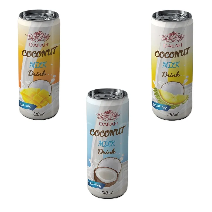 Thailand Fruit Flavored Type Vegetable Beverage Food Coconut Extract 92% Mango Coconut milk drink Concentrate