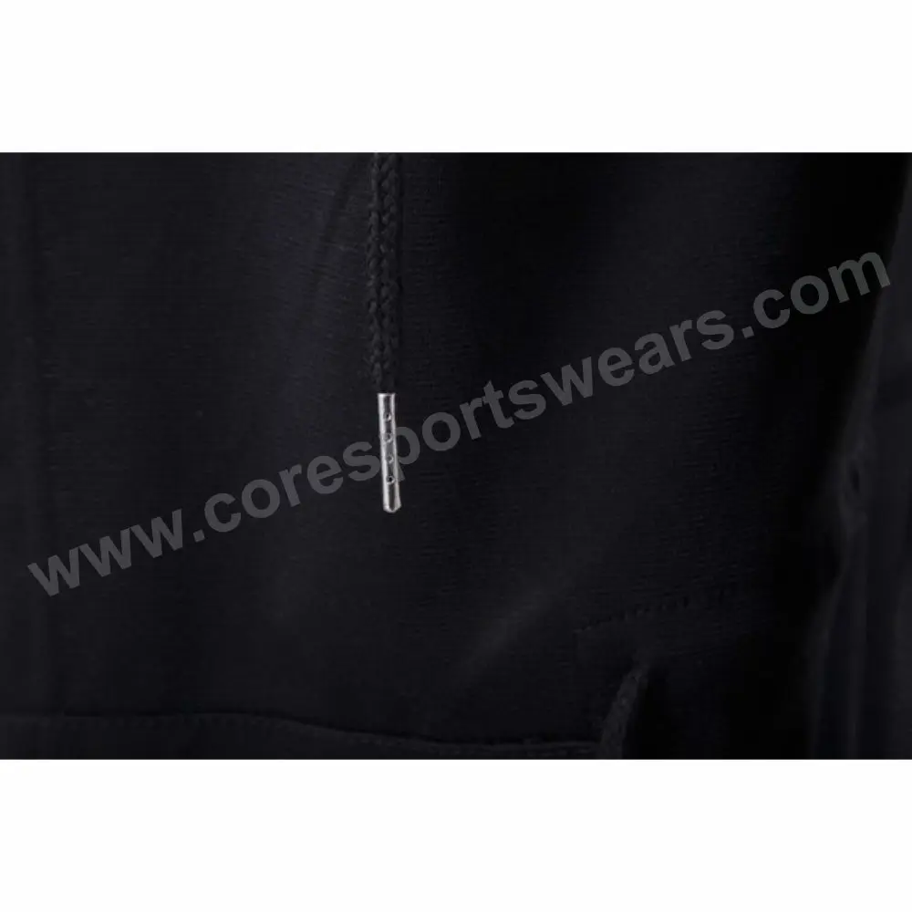 OEM Free Sample Men Hoodie Set Sweatshirt 50 Cotton 50 Polyester Long Sleeve Printed Oversize Pullover Hoodies Wholesale Black