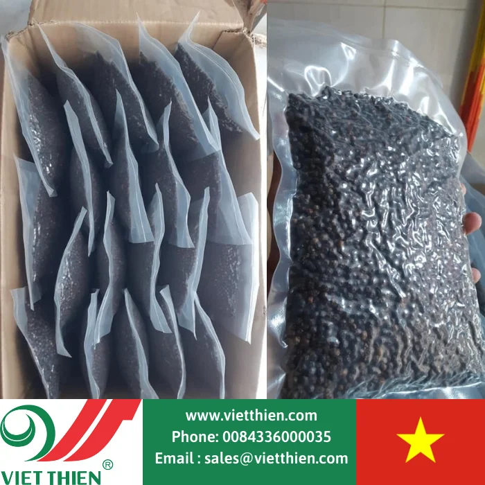 Our company supplies dried black pepper for domestic and export markets in large quantities produced on safe and quality process