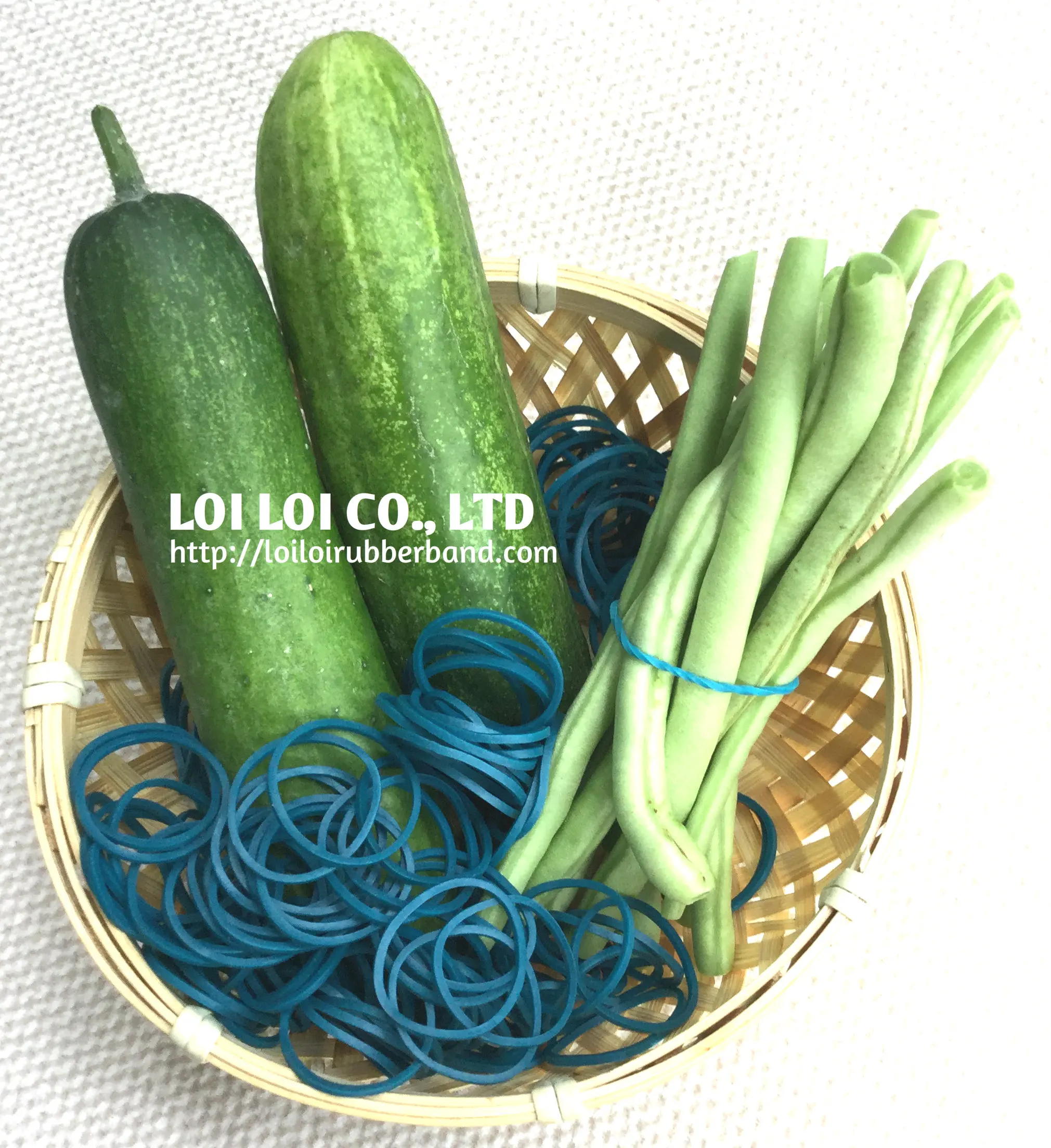 Most popular Cheap price Blue natural Rubber band use for vegetable or tie flower from Factory in Vietnam