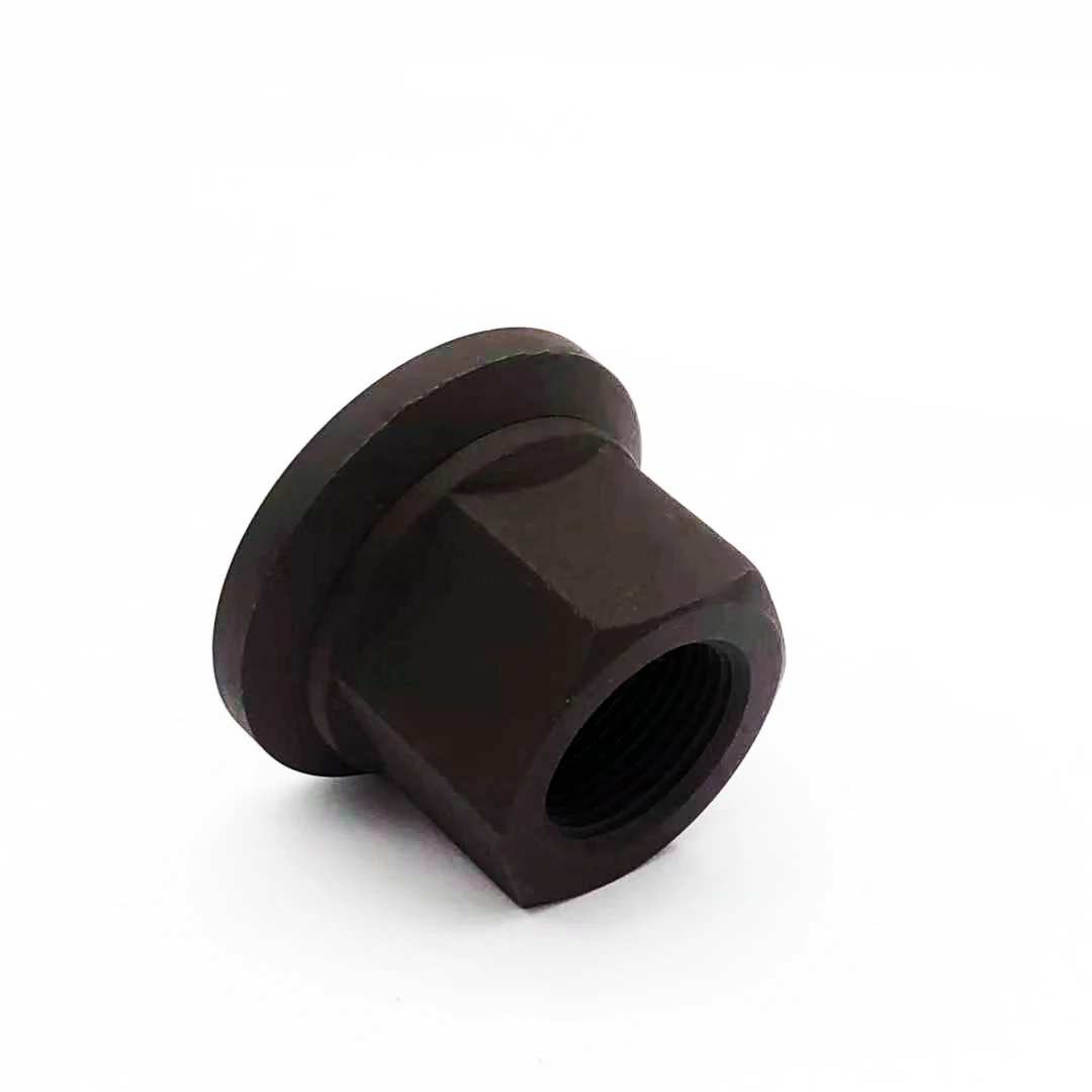 Black Track Revolving Nut, Wheel Nut for Truck Trailer