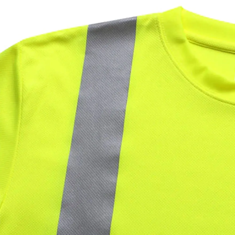 Wholesale high quality Hi Vis Shirts Tops Reflective Safety T Shirts Safety Clothing