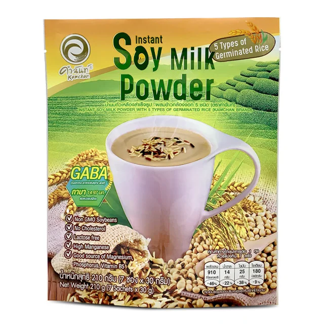 
Instant Soy Milk Powder With 5 Types Of Germinated Rice From Thailand Manufacturer 