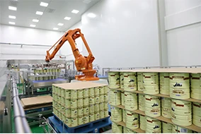 
Heavy Duty Automatic Compact Palletizer Packaging Line Robot Palletizer For Sack Packing From Malaysia 