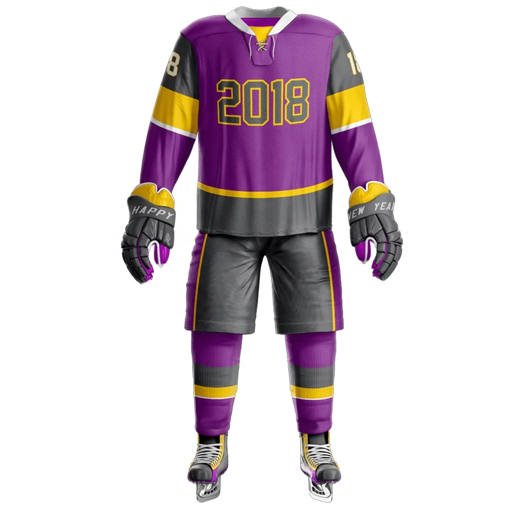  Custom Breathable Sublimation Printing Ice Hockey