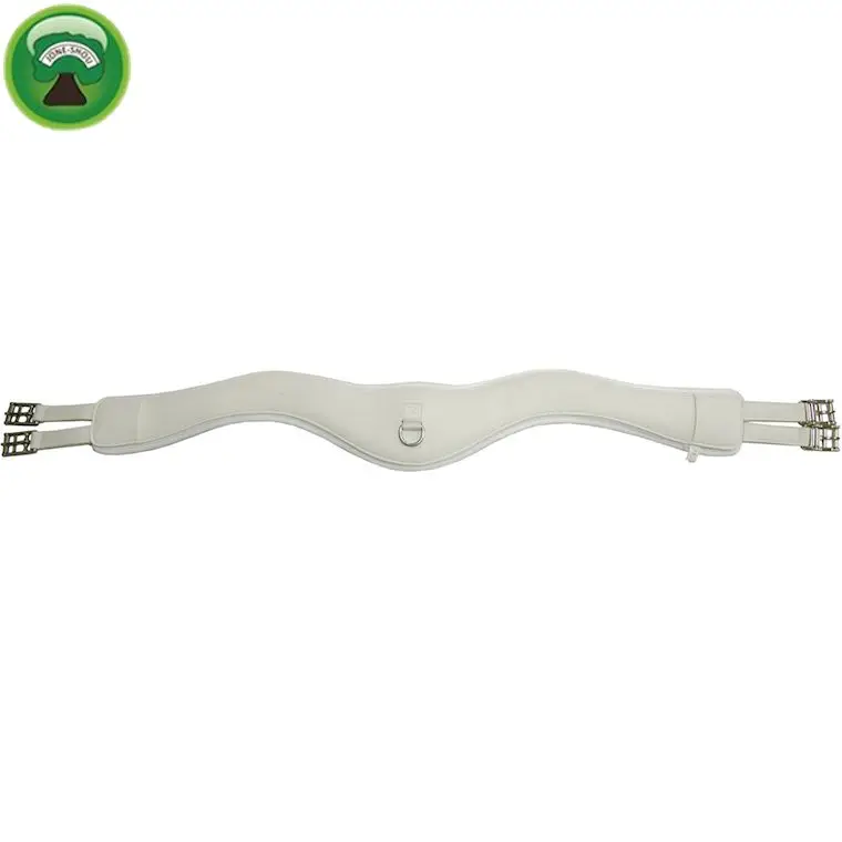 Microfiber PU foam black horse girth cinch