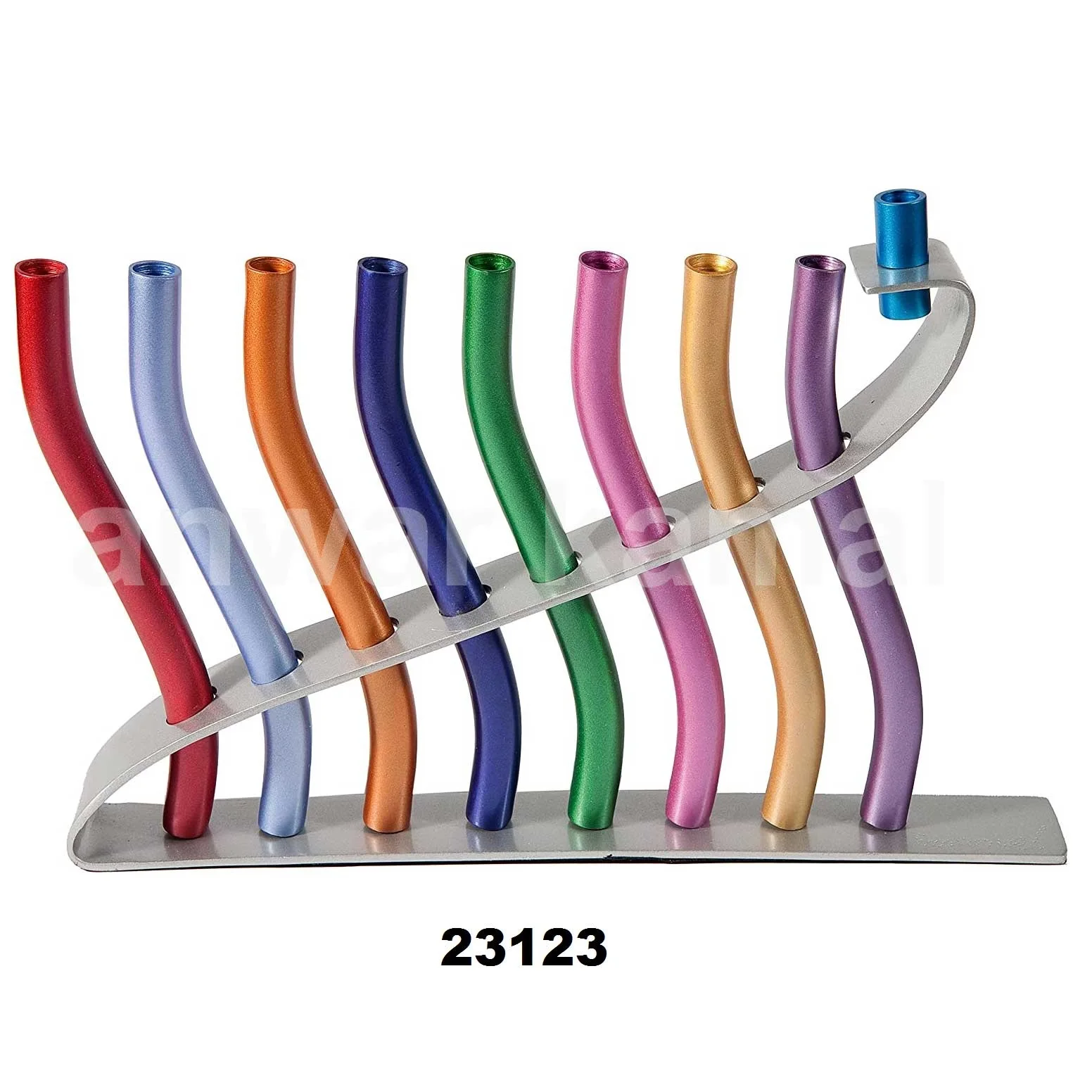 Новый дизайн латунный церковный подсвечник Menorah