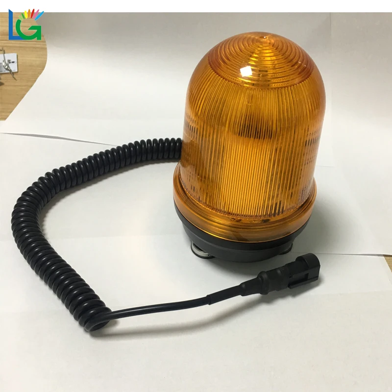 Magnetic base Truck School Bus Security Emergency Light LED Rotating Beacon Flashing Strobe Amber Revolving Warning Light