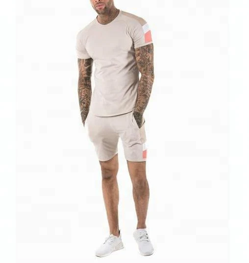 
Summer 100% cotton tee custom t-shirt and shorts , blank longline t shirt men logo with your own choice 