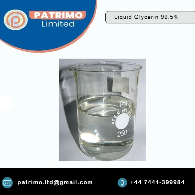 Huge inquiry On Top quality Organic Chemicals Colorless Transparent Liquid Glycerin 99.5% at Wholesale